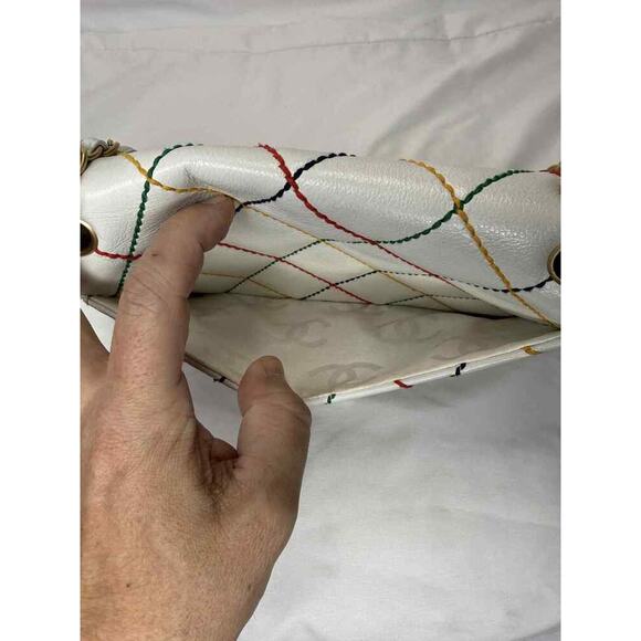 Chanel Vintage Rainbow Stitch Flap Bag Medium SPB-TS 334523 - Picture 10 of 16